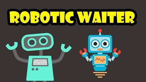 Line following Robotic Waiter using Arduino