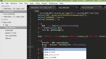 ajax loading of data on page scroll down action using jquery, php and mysql - Part (3/3)