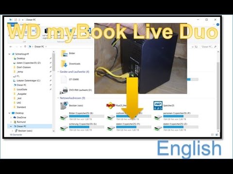 How to Connect NAS to Windows 10: WD myBook Live DUO Network Storage