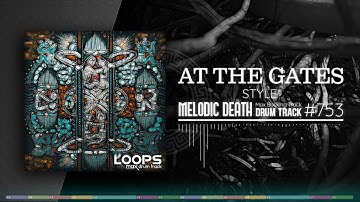Melodic Death Metal Drum Track / At the Gates Style / 140 bpm