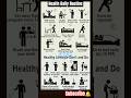 10 Daily Habits For A Healthier Lifestyle Must Try Routine Tips Healthyroutine Healthysteps 