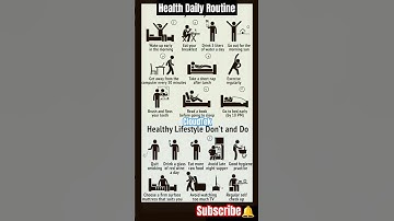 10 Daily Habits for a Healthier Lifestyle 🌞💪 | Must-Try Routine Tips! #healthyroutine #healthysteps