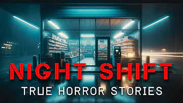 1 Hour Night Shift Scary Story Work Alone Compilation | Rain Sound Black Screen