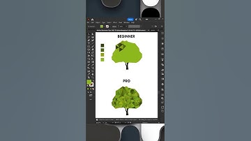 Adobe Illustrator 2025: Modern Triangle Block Effect Tree Design 🔥 #design #adobeillustrator
