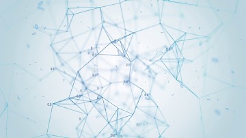 02 Digital Data Network Abstract Revolving Background   Blue on White BG