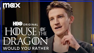 Tom Glynn-Carney \& Ewan Mitchell Play Would You Rather | House of the Dragon | Max