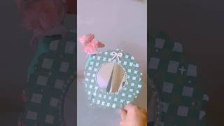 DIY Gingham Mirror 🎀 Aesthetic Home Decor | Easy & Cute #diy #diyprojects #pinterestdiy