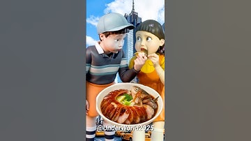 Squid Game AI delicious food ASMR #squidgame #squidgame2 #ai #asmr