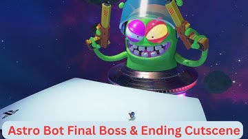 Astro Bot Final Boss Space Bully Nebulax and Ending Cutscene with Credits