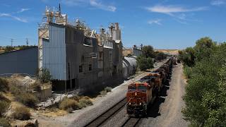 BNSF westbound manifest at Mineral Road in Victorville