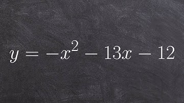 Solve by factoring when a=1