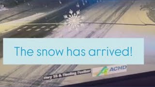 Snow arrives in the Boise area