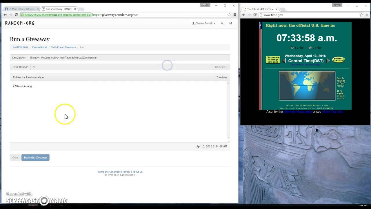 Brandon McCane Autos- may/taveras/rienzo/Zimmerman