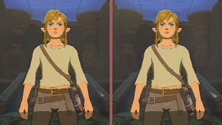 Zelda Breath Of The Wild Final Graphics Comparison Wii U Vs Nintendo Switch Youtube