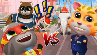 Talking Tom Hero Dash VS Cat Runner - Gameplay, Android Video screenshot 1