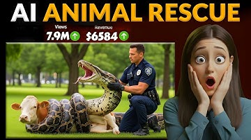 How to Create AI Animal Rescue Videos That Go Viral Like Titan Amazing — 100% Free & Easy!