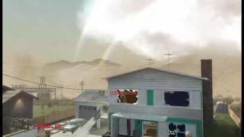 Across the map nuketown S&D Ballistic Knife headshot