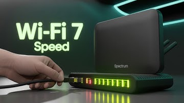Spectrum GIG Speed Test WI FI 7 Router Amazing Speeds on Ethernet Port Hard-Wired