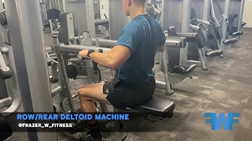 Row Rear Deltoid Machine (FWF)