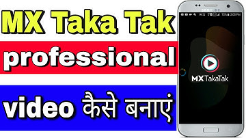 MX Taka Tak पर professional video कैसे बनाएं || MX takatak per professional editing kaise kare