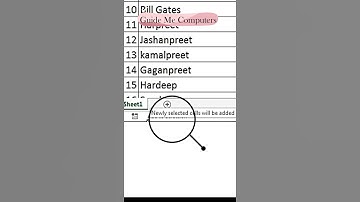 #Shorts || Multiple Selection With Shortcut Key- Excel Trips and Tricks || #excelshort