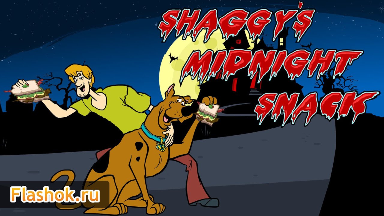 Flashok ru: онлайн игра Shaggys Midnigth Snack. Обзор игры Скуби Ду ...