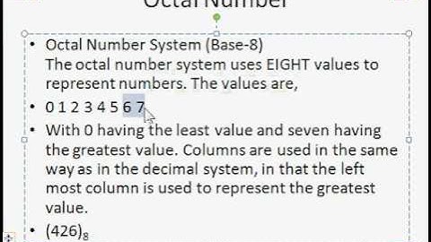 Decimal, Binary, Octal, and Hexadecimal Numbering Systems (Eng)