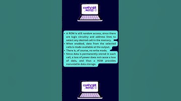 Read Only Memory |  ROM | Computer Organization #computerscience #bca