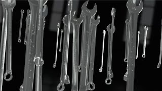 22 Pc. 12 Point Long Pattern Combination Metric Wrench Set