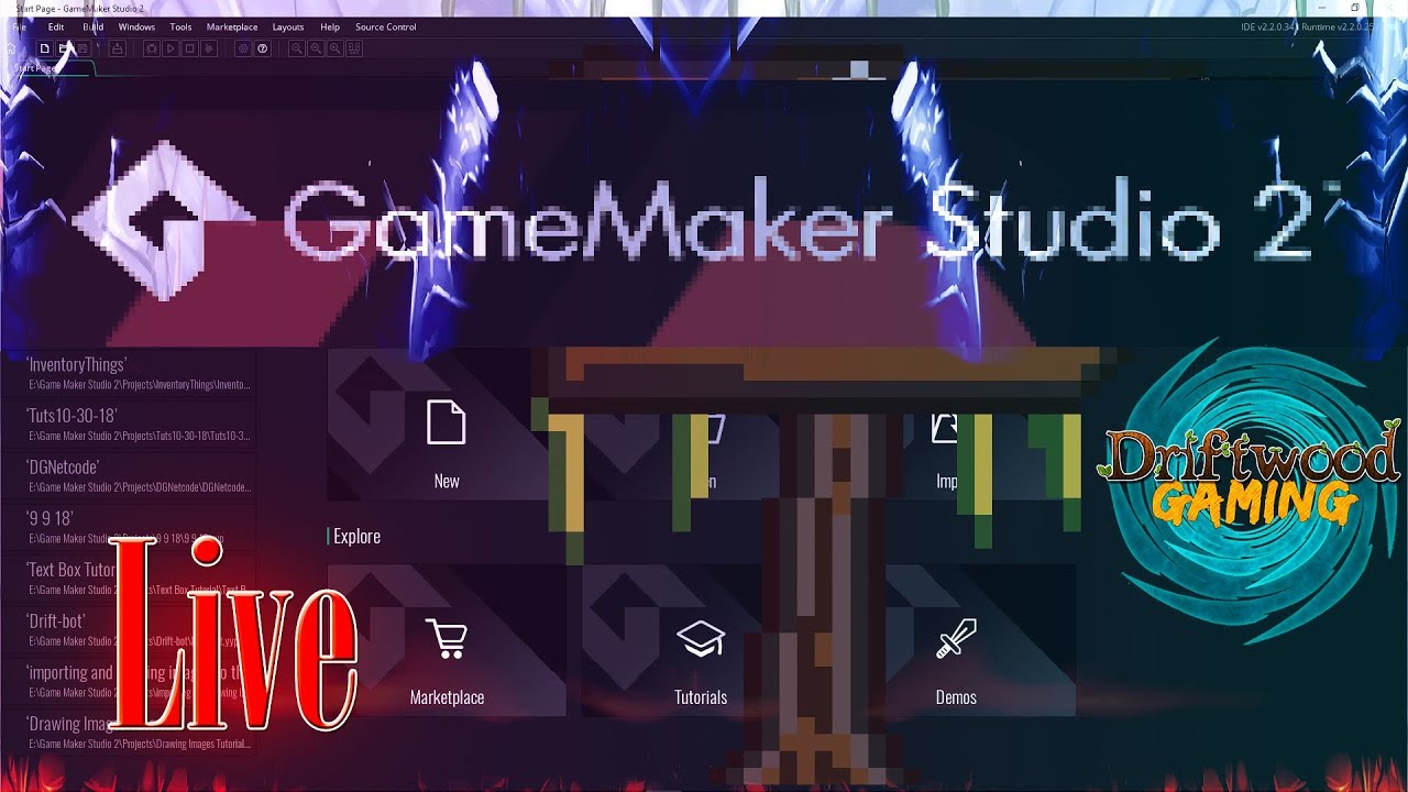 Live Game Dev Designing a Free to Play RPG Game GameMaker Studio 2