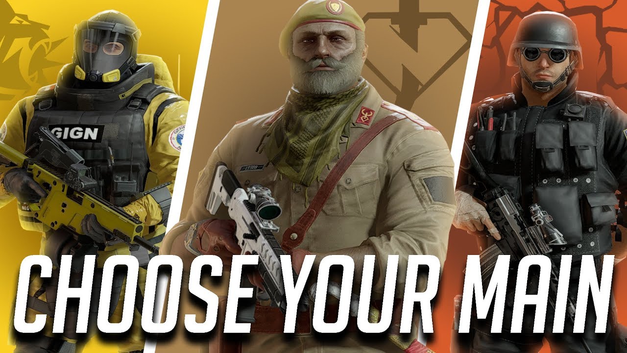 How To Choose Your Main Operator In Rainbow Six Siege Youtube