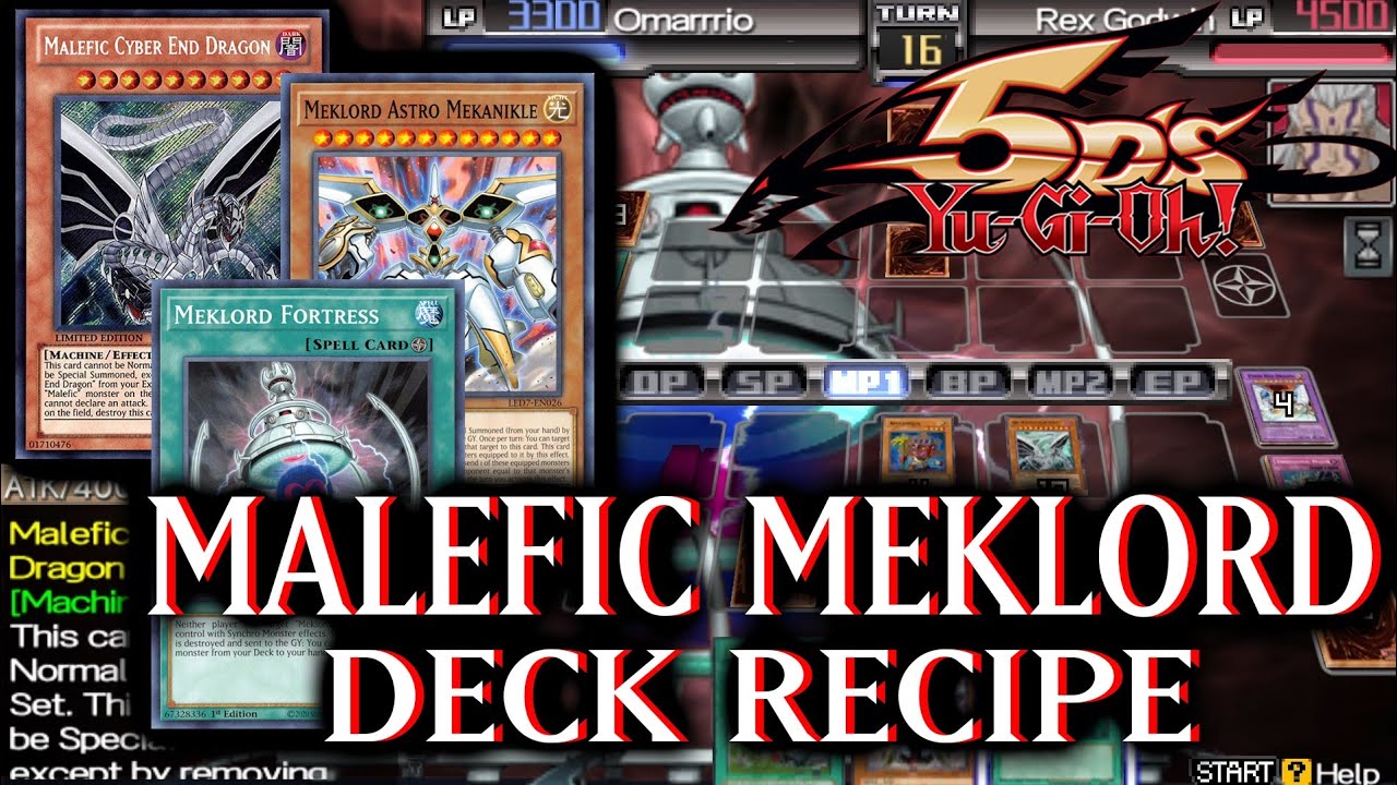 Malefic Meklord Deck Recipe Yu Gi Oh 5ds Tag Force 6 31 Youtube 