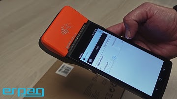 Sunmi V2 Label Printing in ERPAG Mobile app