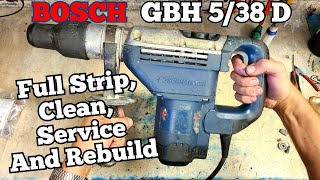 As Promised, Bosch GBH 5/38D Full strip, clean  service and rebuild. Old but still better.