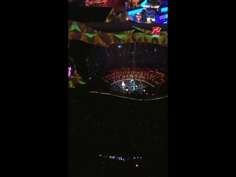 بصوت أنغام تبدأ الحفلة بأغنية حالة خاصة جدا ألحان المايسترو هاني فرحات