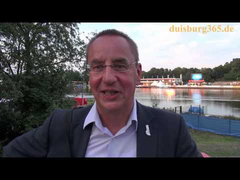 Kanu WM Duisburg 2013 - DKV Praesident Thomas Konietzko mit einer Zwischenbilanz