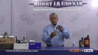 Importancia del lavado y lubricado de motores nitro