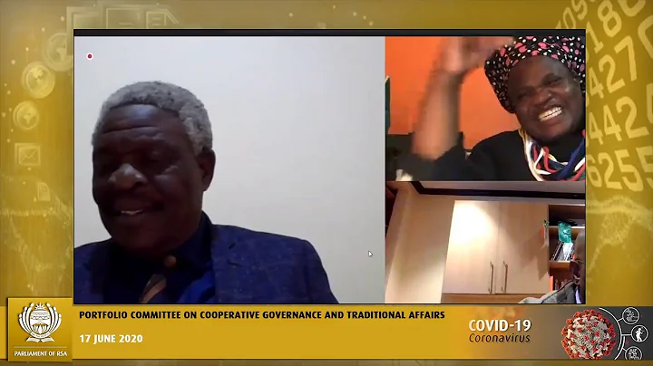 Portfolio Committee on Cooperative Governance and Traditional Affairs 17 June 2020