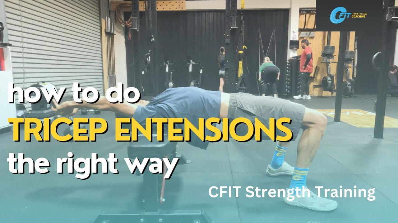 How to do a tricep extension - YouTube