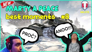 ON MI TADY NAJEDE??? |Marty a Peace Best Moments #8| [CZ/SK]