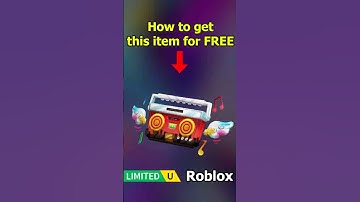 FREE ITEMS LIMITED - HOW TO GET FREE ITEM Booming Shoulder Pal in The Takeover #roblox #freeugc #ugc