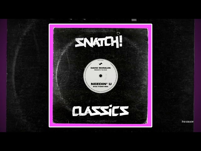 デヴィッド・モラレス・プレゼンツ・ザ・フェイス 『ニーディン・ユー』 David Morales presents The Face - Needin' U (Official Music