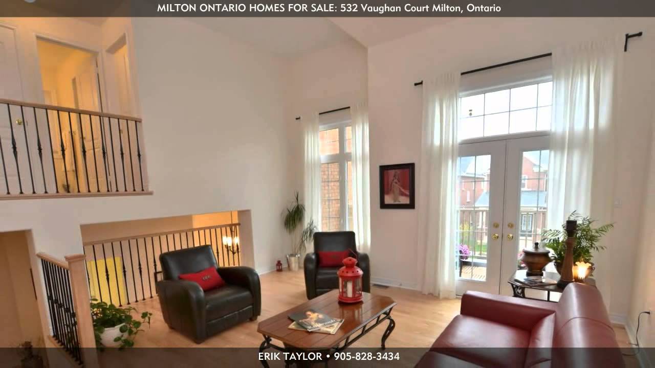 MILTON ONTARIO HOMES FOR SALE 532 Vaughan Court, Milton, Ontario
