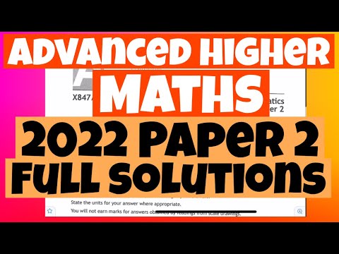 2022 Advanced Higher