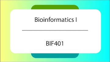 BIF401 mid term mcqs | Bioinformatics I - MCQs | BIF401 MCQs | Set 1  @querypointofficial