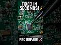 How to Remove & Solder Micro-Chips Like a Pro! 🦾#shorts #smartrepairai