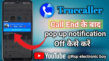 Truecaller ka popup notification band kaise kare|| How to disable popup notification calls 2025