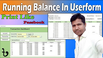 debit and credit excel