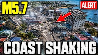 OUTBURST! Powerful M5.7 Earthquake Threatens Vanuatu Coast — 100,000 People Scattered by Tremors