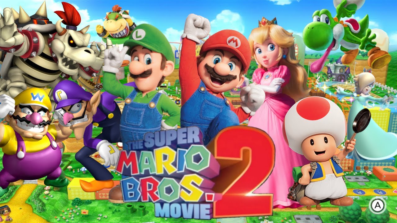 Super Mario Bros. 2 - O Filme (2024) Teaser Logo Fanmade 